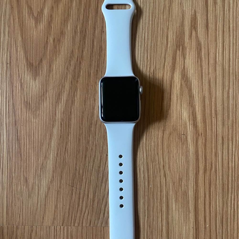 Apple Smartwatch with White Band